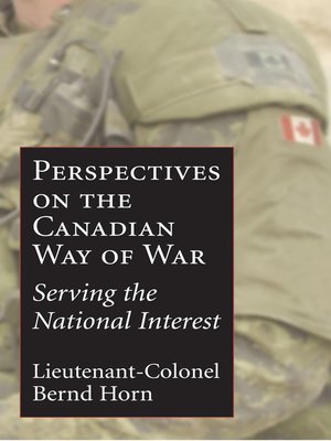 cover image of Perspectives on the Canadian Way of War